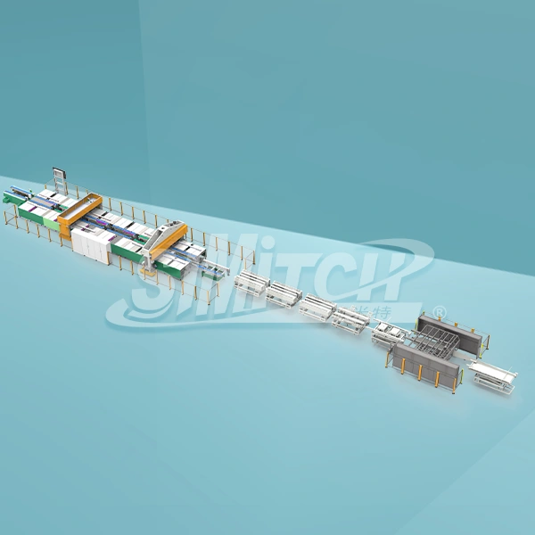 Automatic riveting assembly line for elevator car bottom