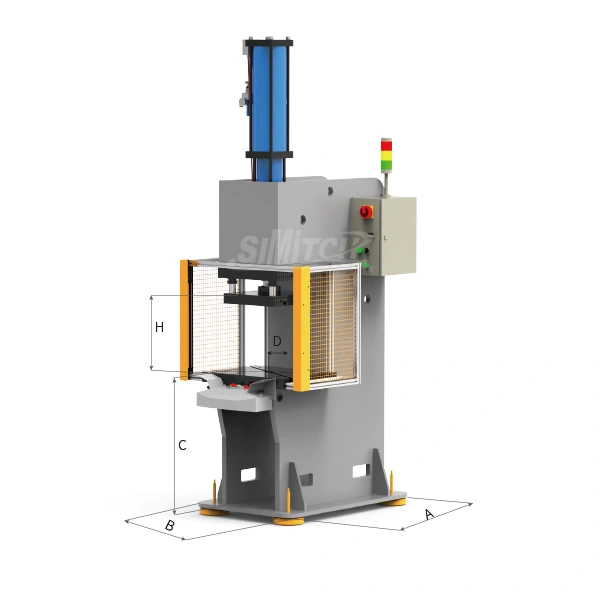 Floor standing stamping machine PC series