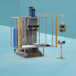 Universal riveting machine --for large-- medium-- and small parts