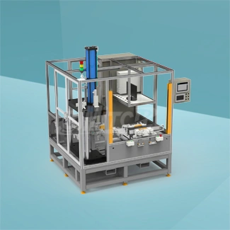Automatic riveting equipment for front longitudinal beam